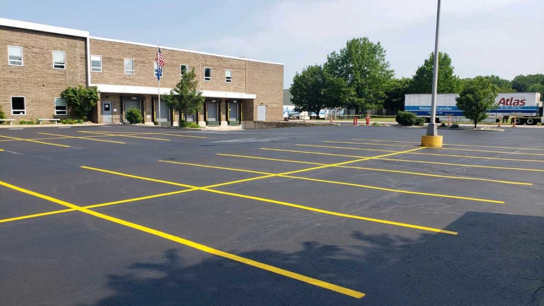 Sealed Services Inc. Striping and Marking Parking Lot